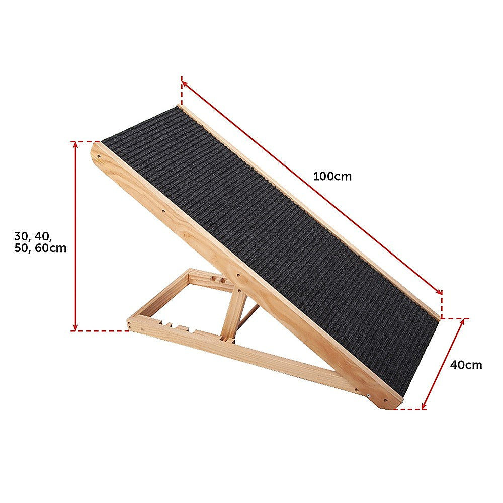 Dog Ramp Pet Ramp Adjustable Heights Portable