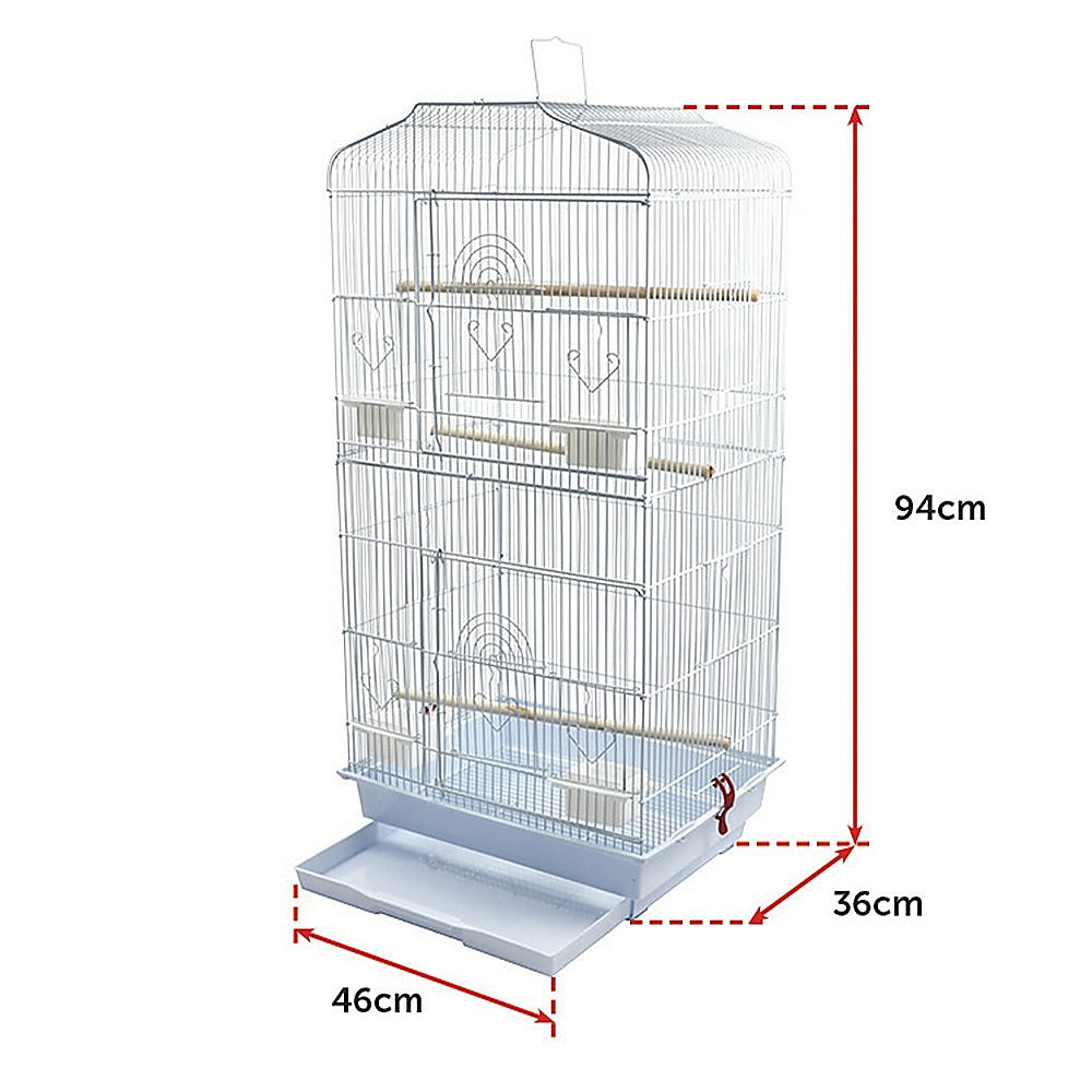 95cm Bird Cage for Canary Parakeet Cockatiel LoveBird Finch