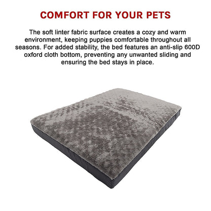 120x90cm Orthopaedic Pet Dog Bed Mattress – Therapeutic Joint Pain Relief and Comfort