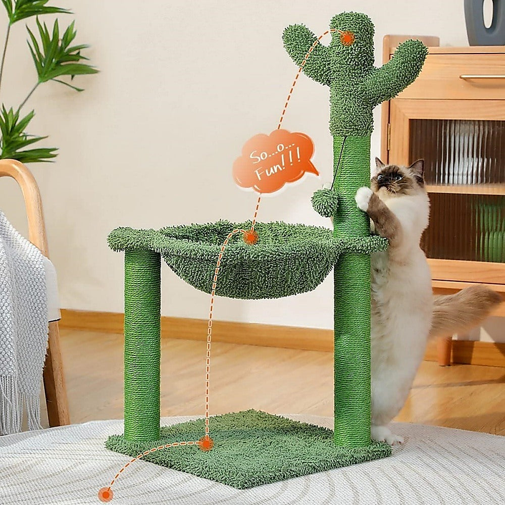 Cactus Cat Tree Tower Scratching Post