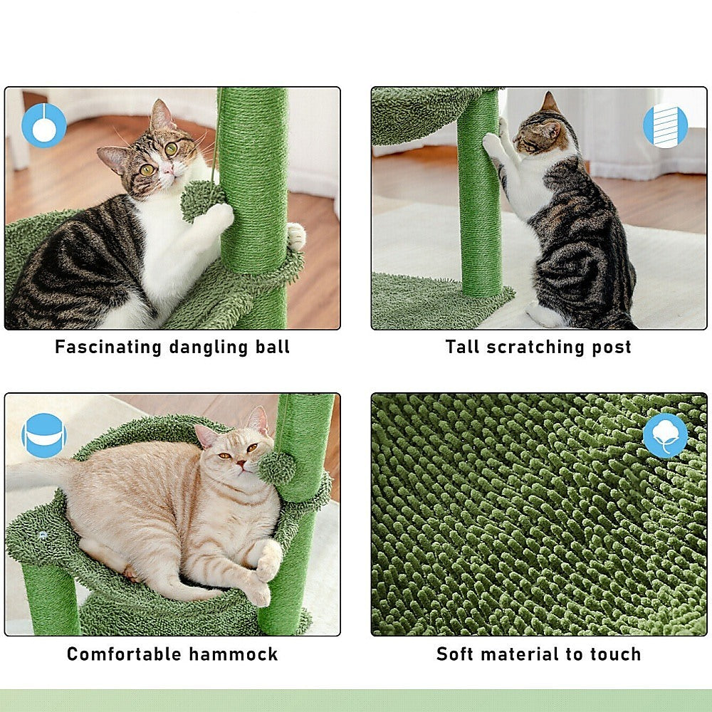 Cactus Cat Tree Tower Scratching Post