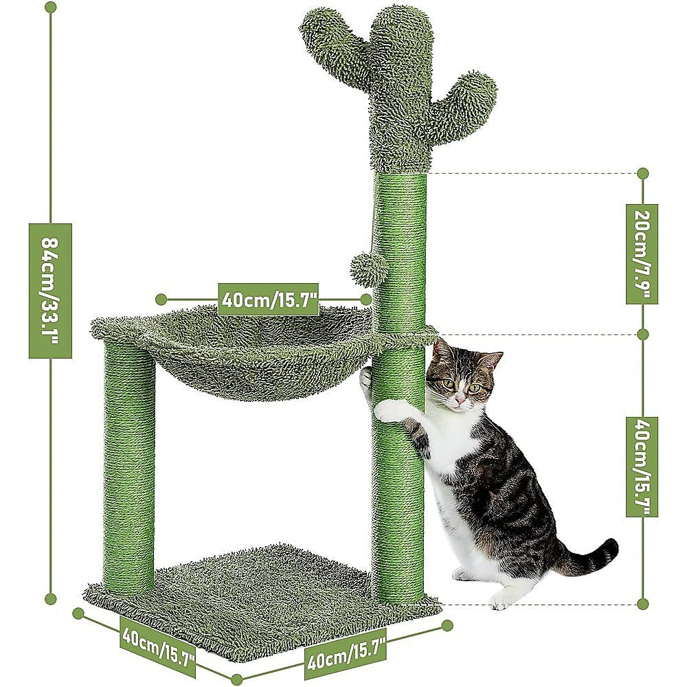 Cactus Cat Tree Tower Scratching Post