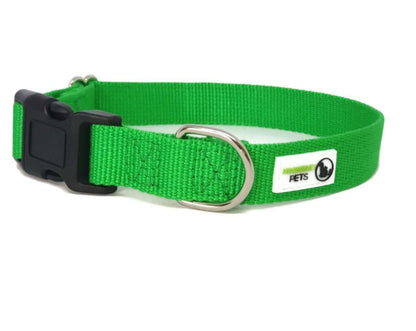 100% Pure Bamboo Fibre Dog Collar Plastic Buckle - Moondidley Pets