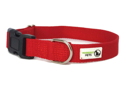 100% Pure Bamboo Fibre Dog Collar Plastic Buckle - Moondidley Pets