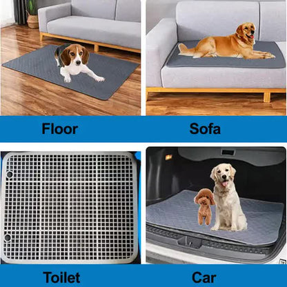 2 PCS Washable Waterproof Pet Pad-Non-Slip, Absorbent, Reusable Mat for Dogs and Cats  M(70*50cm)