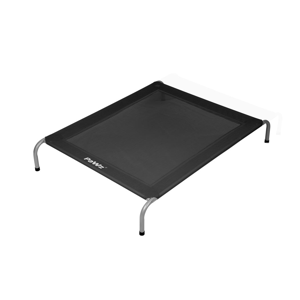 PaWz Elevated Trampoline Pet Bed Dog M Black Medium-1826138170014699520