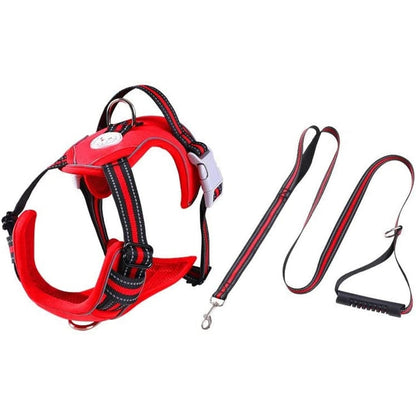 FLOOFI Dog Harness Vest XL Size (Red)