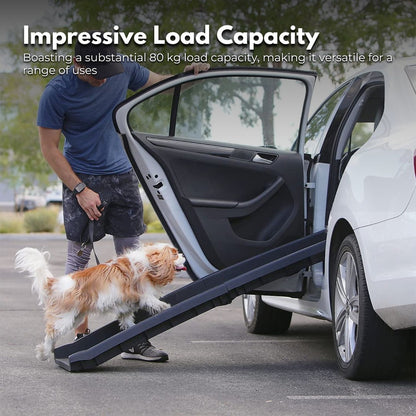 FLOOFI Foldable Non-Slip Surface Dog Ramp for Car