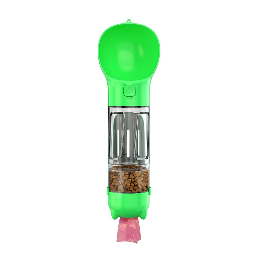 Floofi 4 in 1 Pet Scooper and Feeder Green