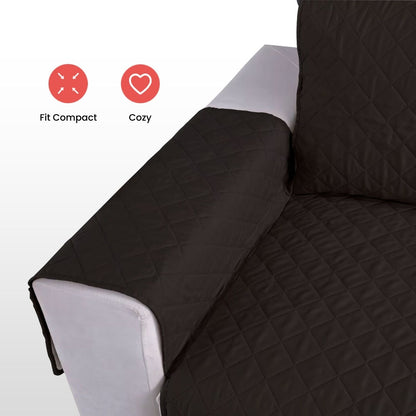 FLOOFI Pet Sofa Cover 1 Seat (Black)