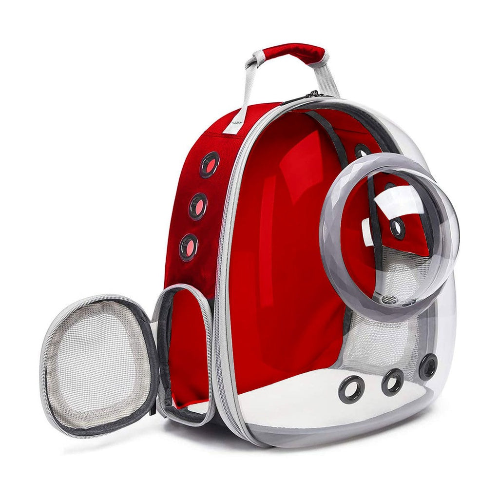 Floofi Space Capsule Backpack - Model 2 (Red)