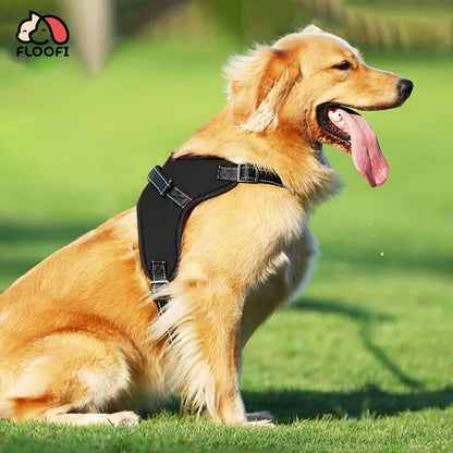 FLOOFI Dog Harness M Size (Black)