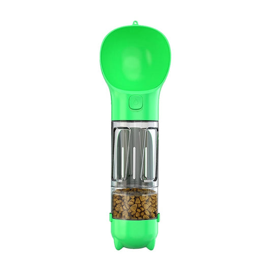 Floofi 4 in 1 Pet Scooper and Feeder Green